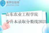 山东农业工程学院专升本录取分数线2025
