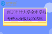 南京审计大学金审学院专转本分数线2025年