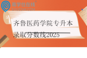 齐鲁医药学院专升本录取分数线2025