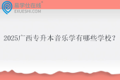 2025广西专升本音乐学有哪些学校？