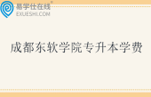成都东软学院专升本学费18000-20000