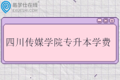 四川传媒学院专升本学费多少钱？