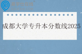 成都大学专升本分数线2025