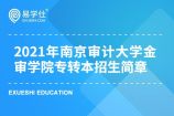2021年南京审计大学金审学院专转本招生简章和招生计划了解一下！