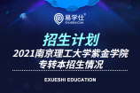 南京理工大学紫金学院2021年专转本招生计划出了吗？