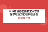 2021年滇西应用技术大学专升本傣医学专业对应专科专业表