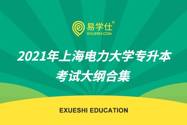 2021年上海电力大学专升本考试大纲合集