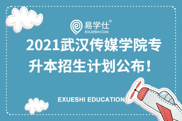 2021武汉传媒学院专升本招生计划公布！