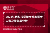 2021江西科技学院专升本报考人数及录取率分析