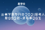 滁州学院专升本2021报考人数992名~录取率26%