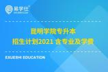 昆明学院专升本招生计划2021 含专业及学费