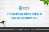 2021年攀枝花学院专升本名单 符合报名资格学生公示