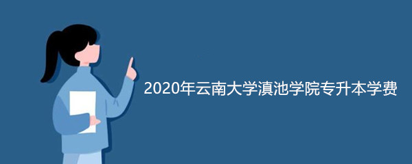 2020年云南大学滇池学院专升本学费