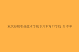 重庆海联职业技术学院专升本对口学校_升本率