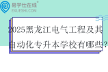 2025黑龙江电气工程及其自动化专升本学校有哪些？